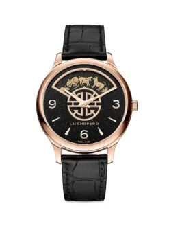 Chopard L.U.C XP Urushi Spirit Of Shí Chen 18K Rose Gold & Alligator Leather Strap Watch