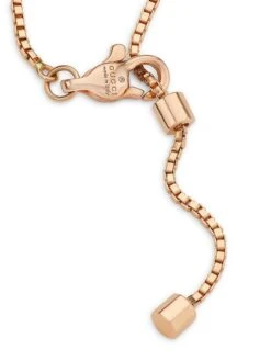 Gucci Link To Love 18K Rose Gold Bracelet -Fashion Jewelry & Accessories 0400014126365 PINKGOLD A2