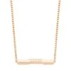 Gucci Link To Love 18K Rose Gold Necklace -Fashion Jewelry & Accessories 0400014126377 PINKGOLD