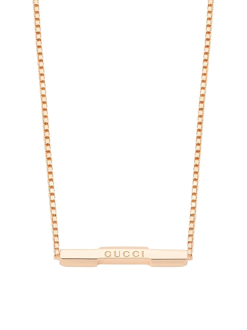 Gucci Link To Love 18K Rose Gold Necklace 3 Gucci Link To Love 18K Rose Gold Necklace