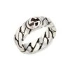 Gucci Sterling Silver Interlocking G Ring 2 Gucci Sterling Silver Interlocking G Ring -Fashion Jewelry & Accessories 0400014126839 SILVER