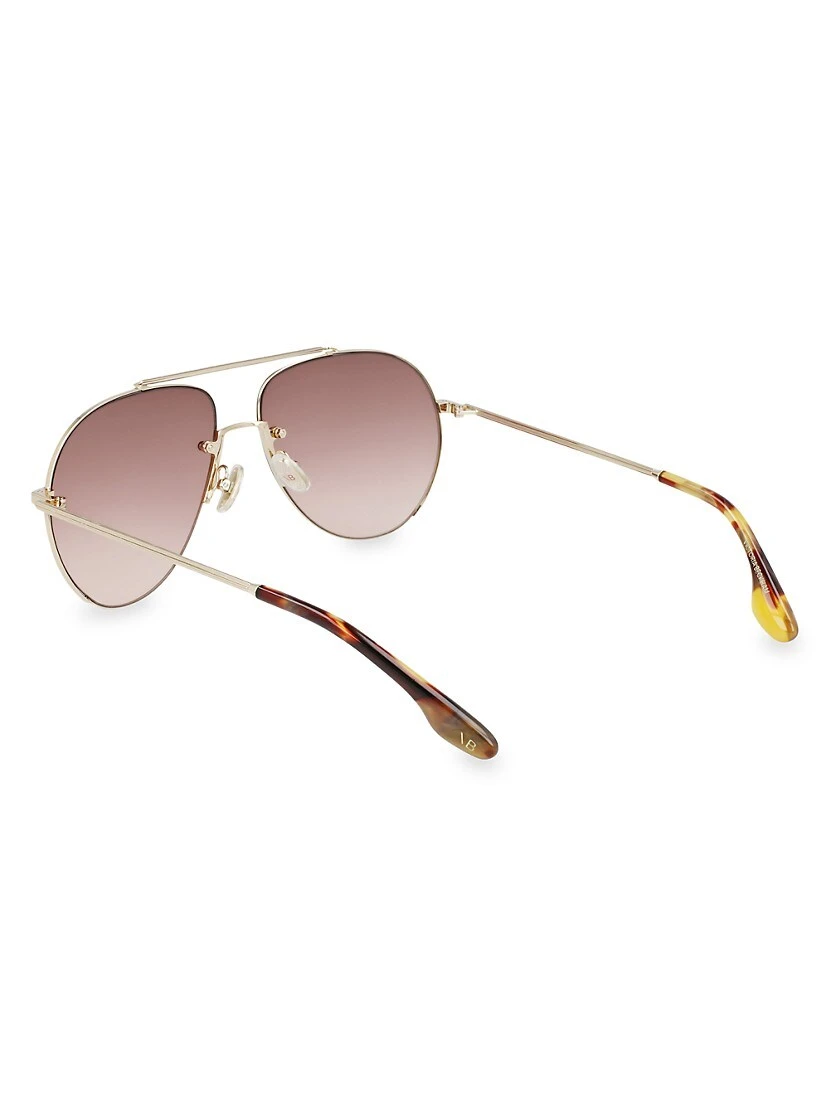 Victoria Beckham V Star 61MM Aviator Sunglasses 7 Victoria Beckham V Star 61MM Aviator Sunglasses - Image 5