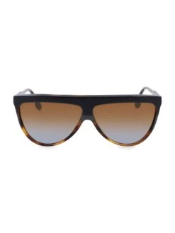 Victoria Beckham Guilloche 65MM Mask Sunglasses