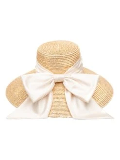 Eugenia Kim Mirabel Satin Bow Sunhat