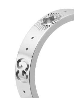 Gucci Icon 18K White Gold Star Detail Ring -Fashion Jewelry & Accessories 0400014414242 WHITEGOLD A3