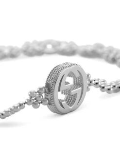 Gucci Sterling Silver Interlocking-G Bracelet 9 Gucci Sterling Silver Interlocking-G Bracelet -Fashion Jewelry & Accessories 0400014522738 A3