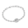 Gucci Sterling Silver Interlocking-G Bracelet 1 Gucci Sterling Silver Interlocking-G Bracelet -Fashion Jewelry & Accessories 0400014522738 NOCOLOR