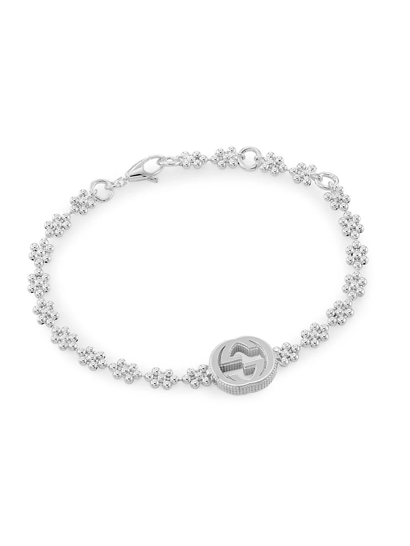 Gucci Sterling Silver Interlocking-G Bracelet 3 Gucci Sterling Silver Interlocking-G Bracelet