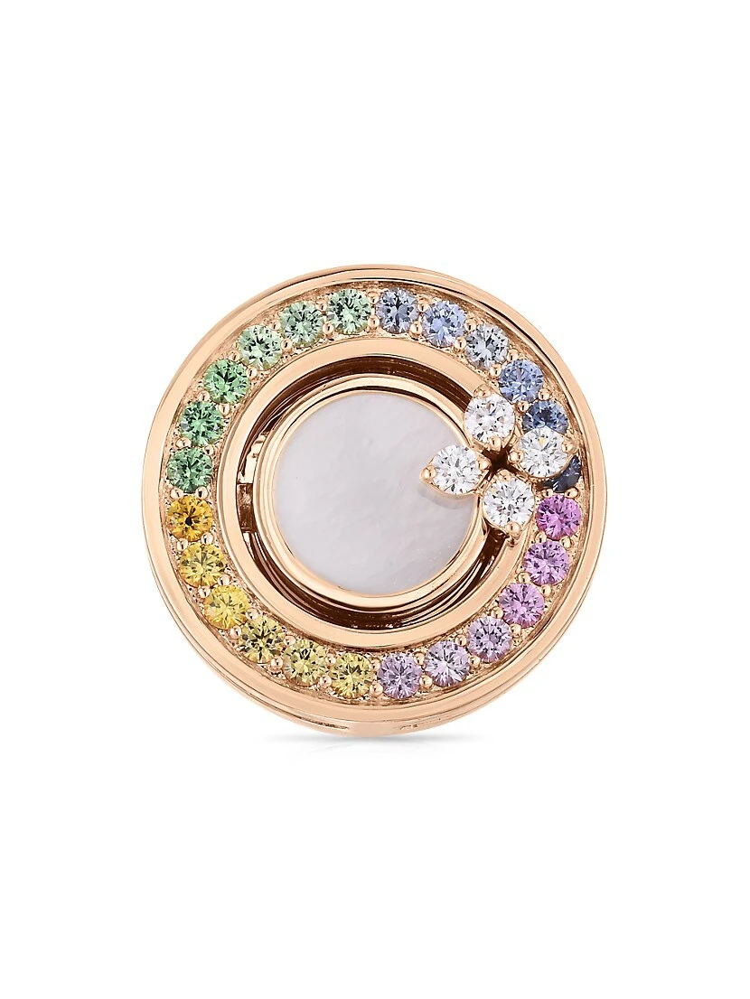 Love In Verona 18K Rose Gold & Multi-Stone Ring 5 Love In Verona 18K Rose Gold & Multi-Stone Ring - Image 3