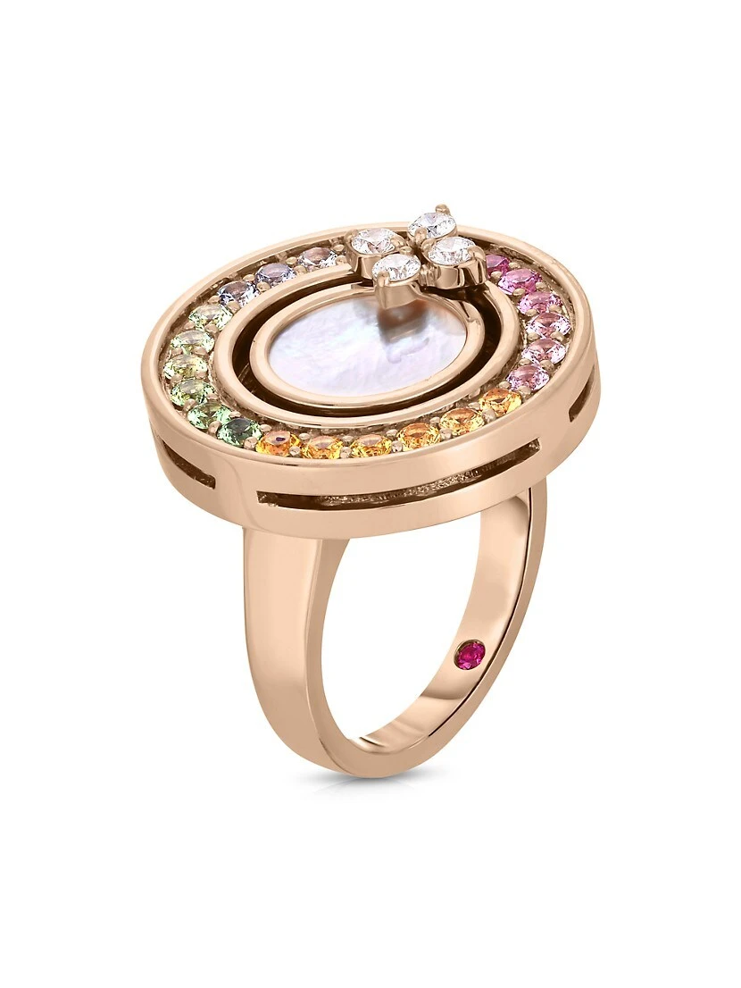 Love In Verona 18K Rose Gold & Multi-Stone Ring 3 Love In Verona 18K Rose Gold & Multi-Stone Ring