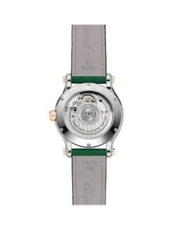 Chopard Happy Sport Stainless Steel, 18K Rose Gold, Diamond & Alligator Leather Strap Watch 9 Chopard Happy Sport Stainless Steel, 18K Rose Gold, Diamond & Alligator Leather Strap Watch -Fashion Jewelry & Accessories 0400014561024 A2