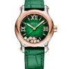 Chopard Happy Sport Stainless Steel, 18K Rose Gold, Diamond & Alligator Leather Strap Watch 1 Chopard Happy Sport Stainless Steel, 18K Rose Gold, Diamond & Alligator Leather Strap Watch -Fashion Jewelry & Accessories 0400014561024 GREEN