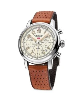 Chopard Mille Miglia Classic Chronograph Raticosa Stainless Steel & Leather Strap Watch -Fashion Jewelry & Accessories 0400014561026 A4