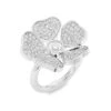 Chopard Happy Hearts Flowers 18K White Gold & Diamond Ring -Fashion Jewelry & Accessories 0400014561048 NOCOLOR