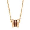 Bvlgari B.zero1 18K Rose Gold & Ceramic Pendant Necklace 1 Bvlgari B.zero1 18K Rose Gold & Ceramic Pendant Necklace -Fashion Jewelry & Accessories 0400014582331 ROSEGOLD