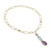 Marrakech Onde Elevated Two-Tone 18K Gold & Multi-Stone Y Necklace