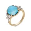 Marrakech Onde Elevated 18K Gold, Diamond & Blue Topaz Ring 2 Marrakech Onde Elevated 18K Gold, Diamond & Blue Topaz Ring -Fashion Jewelry & Accessories 0400014584492 BLUE