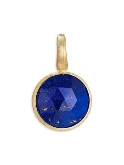 Jaipur 18K Yellow Gold & Lapis Lazuli Pendant