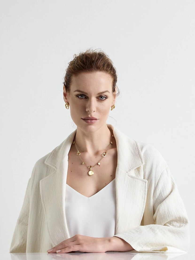 Jaipur 18K Yellow Gold Pendant 4 Jaipur 18K Yellow Gold Pendant - Image 2