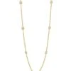 18K Yellow Gold & 0.7 TCW Diamond Station Necklace 2 18K Yellow Gold & 0.7 TCW Diamond Station Necklace -Fashion Jewelry & Accessories 0400014598277 YELLOWGOLD