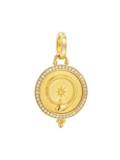 Terra 18K Yellow Gold & Diamond Pendant
