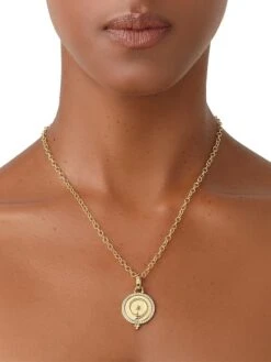 Terra 18K Yellow Gold & Diamond Pendant 7 Terra 18K Yellow Gold & Diamond Pendant -Fashion Jewelry & Accessories 0400014620953 YELLOWGOLD A2