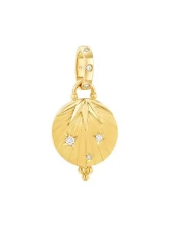 Amor 18K Yellow Gold & Diamond Pendant