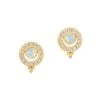 Mini Orbit 18K Yellow Gold, Moonstone & Diamond Stud Earrings 1 Mini Orbit 18K Yellow Gold, Moonstone & Diamond Stud Earrings -Fashion Jewelry & Accessories 0400014620976 YELLOWGOLD