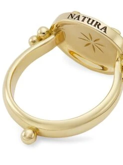 Natura 18K Yellow Gold & Diamond Ring -Fashion Jewelry & Accessories 0400014620979 YELLOWGOLD A2