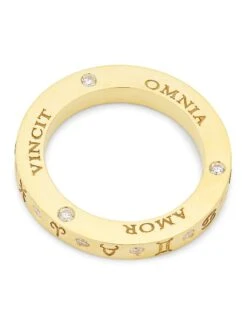 Zodiac 18K Yellow Gold & Diamond Ring -Fashion Jewelry & Accessories 0400014620981 YELLOWGOLD A2