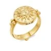 Sole 18K Yellow Gold & Diamond Ring -Fashion Jewelry & Accessories 0400014620983 YELLOWGOLD