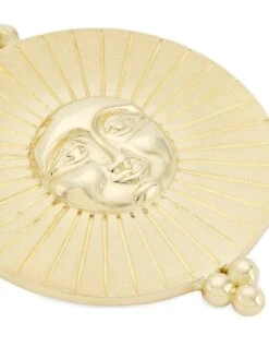 Sole 18K Yellow Gold & Diamond Pendant -Fashion Jewelry & Accessories 0400014620987 YELLOWGOLD A3