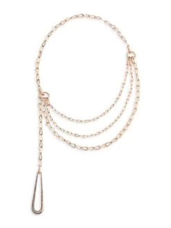 Pomellato Fantina 18K Rose Gold & Diamond Necklace