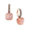 Pomellato 14K Rose Gold, Orange Diamond & Moonstone Drop Earrings -Fashion Jewelry & Accessories 0400014656715 ROSEGOLD