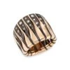 Coucher Du Soleil 18K Rose Gold, Bronze & Diamond Tapered Ring -Fashion Jewelry & Accessories 0400014665535 ROSEGOLDBRONZE