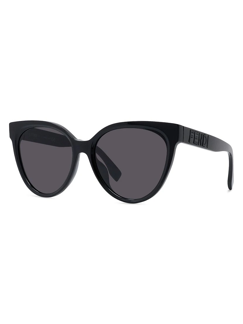FENDI 56MM Rounded Cat Eye Sunglasses 4 FENDI 56MM Rounded Cat Eye Sunglasses - Image 2