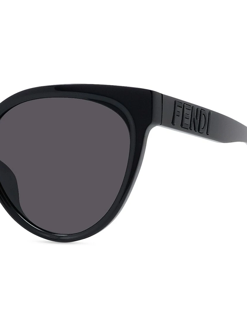 FENDI 56MM Rounded Cat Eye Sunglasses 5 FENDI 56MM Rounded Cat Eye Sunglasses - Image 3
