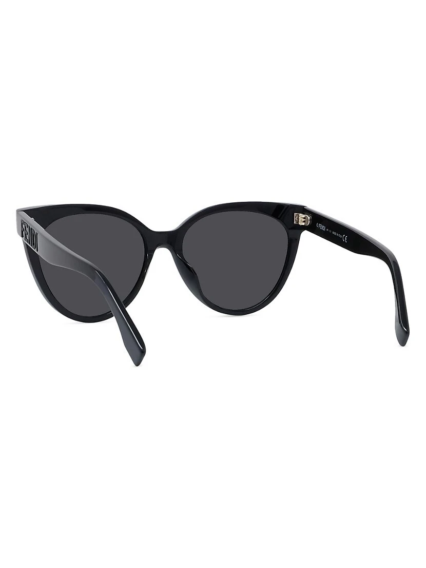 FENDI 56MM Rounded Cat Eye Sunglasses 7 FENDI 56MM Rounded Cat Eye Sunglasses - Image 5