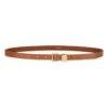 FRAME Petit Square Buckle Belt -Fashion Jewelry & Accessories 0400014755262 TAN