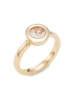 Chopard Happy Diamonds Icons 18K Rose Gold & Diamond Ring