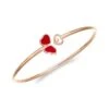 Chopard Happy Hearts Wings 18K Rose Gold & Diamond Bangle -Fashion Jewelry & Accessories 0400014767457 ROSEGOLD