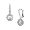 Chopard Happy Hearts 18K White Gold & Diamond Round Drop Earrings -Fashion Jewelry & Accessories 0400014767462 WHITEGOLD