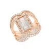 Garance 18K Rose Gold & Diamond Ring -Fashion Jewelry & Accessories 0400014791467 PINKGOLD
