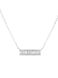 Eclat 18K White Gold & Diamond Necklace