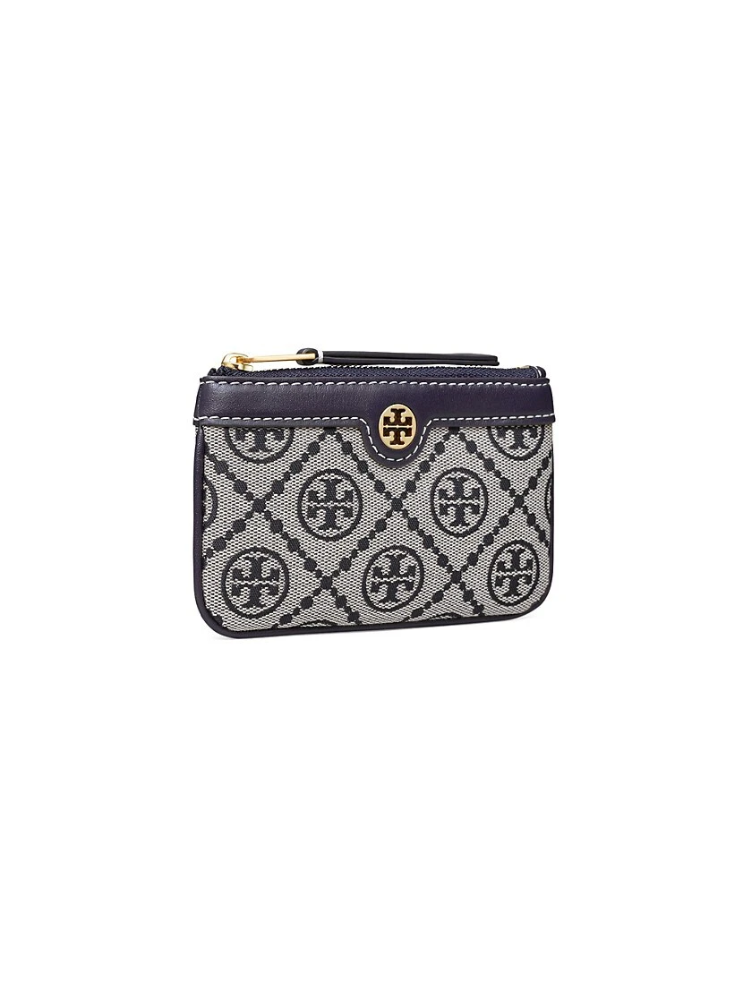 Tory Burch T Monogram Jacquard Card Case 4 Tory Burch T Monogram Jacquard Card Case - Image 2