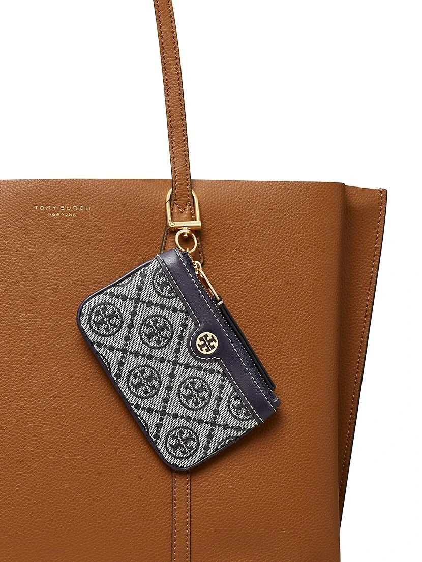 Tory Burch T Monogram Jacquard Card Case 5 Tory Burch T Monogram Jacquard Card Case - Image 3