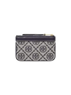 Tory Burch T Monogram Jacquard Card Case 9 Tory Burch T Monogram Jacquard Card Case -Fashion Jewelry & Accessories 0400014806885 TORYNAVY A3