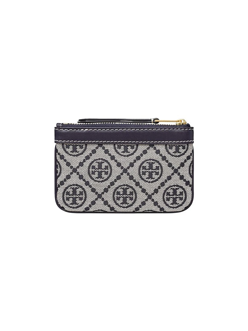 Tory Burch T Monogram Jacquard Card Case 6 Tory Burch T Monogram Jacquard Card Case - Image 4