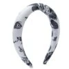 Printed Cotton Padded Headband -Fashion Jewelry & Accessories 0400014861099 BLACKWHITE