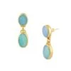 Rune Paradiso 24K Yellow Gold & Opal Double-Drop Earrings 1 Rune Paradiso 24K Yellow Gold & Opal Double-Drop Earrings -Fashion Jewelry & Accessories 0400014884905 YELLOWGOLD